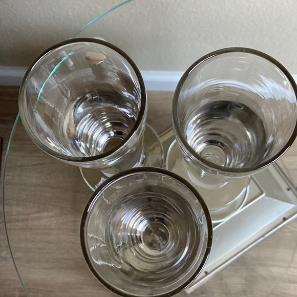 VINTAGE BEER GLASSES - set of 3 - Picture 3 of 4